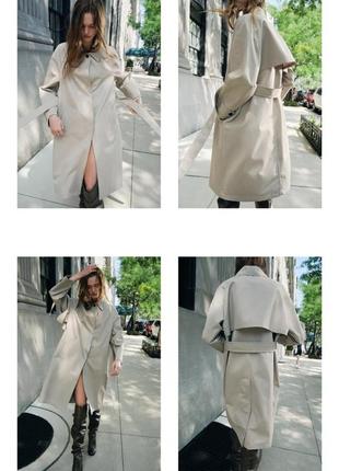Тренч zara плащ