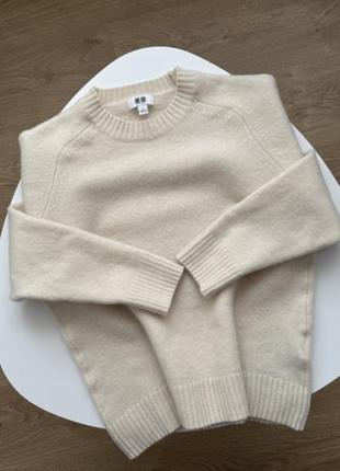 Шерстяний вовняний светр uniqlo xs s