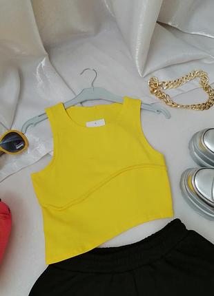 Трикотажний пляжний топ накидка на купальник