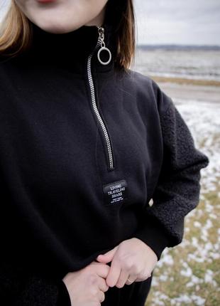 Кофта з рукавами барашек 3