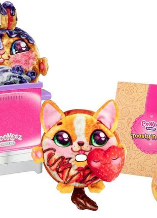 Игровой набор сюрприз moose cookeez makery treatz toaster twin pack мягкая игрушка тост с ароматом, 2шт.