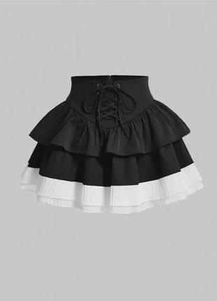 Эффектная юбка мини