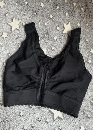 Ліфчик бюст, бюстгальтер чорний корсет