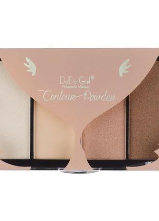 Палетка для контуринга хайлатер бронзатор