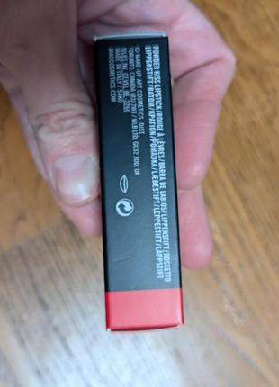Помада mac powder kiss lipstick тон 935 ruby new