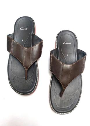 Clarks кожаные шлепанцы /11561/