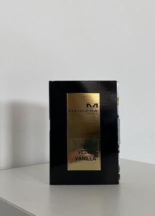 Оригинальный пробник velvet vanilla mancera