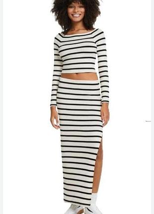 Юбка в полоска