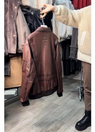 Мужская кожаная куртка2 фото