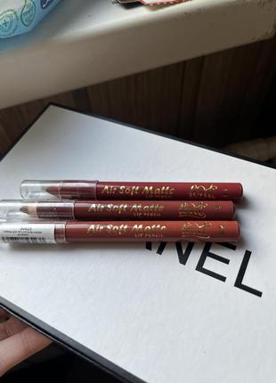 Набір олівців для губ нюдові олівці матові олівці для губ