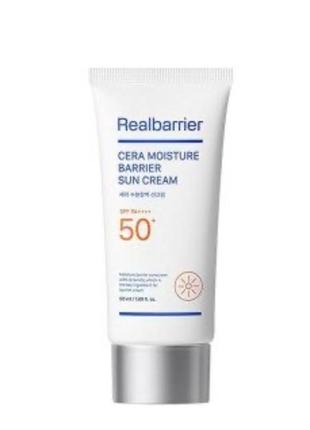 Крем солнцезащитный real barrier cera moisture barrier sun cream, 50 мл