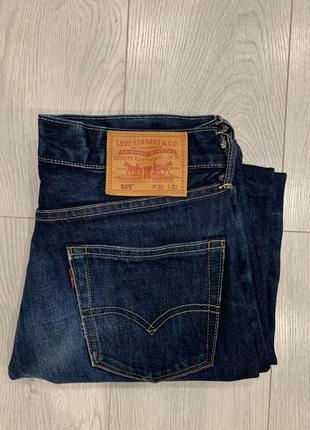 Levi’s 505 selvage raw denim