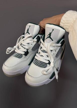 Кроссовки nike air jordan 4 retro oxidized green premium