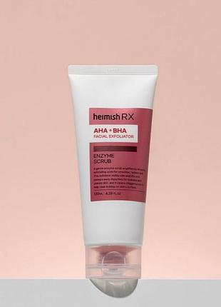 Пілінг-скатка з ензимами і aha/bha кислотами heimish rx aha bha enzyme scrub, 130 мл