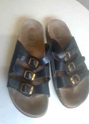 Шкіряні ортопедичні капці bio life