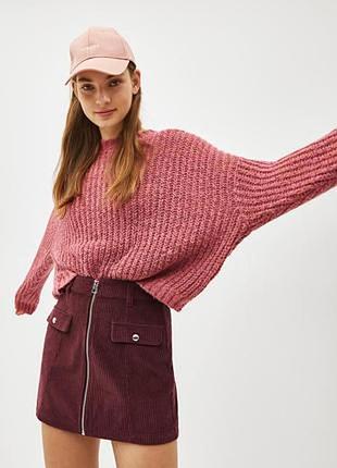 Юбка вельветовая topshop