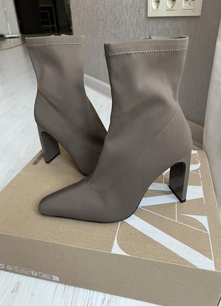 Текстильные ботильоны zara 38 размер6 фото