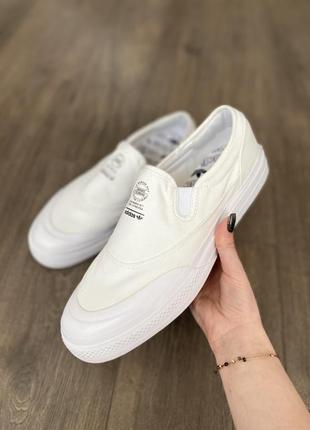 Мокасини оригінал текстильні adidas nizza rf slip s23725 рр.45 1/3