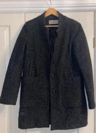 Пальто жіноче zara,вовняне пальто zara