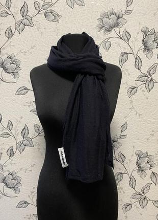 Jil sander тонеренький кашемировый шарф