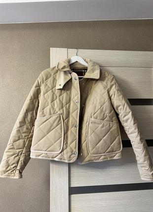 Стеганая куртка в стиле burberry