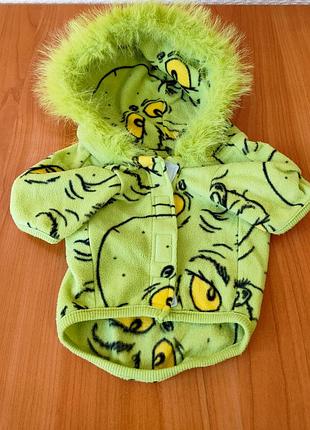 Кофта з капюшоном для собаки the grinch