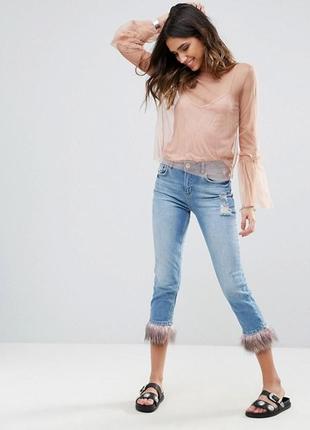 Джинси із хутром river island