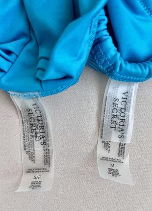 Раздельный голубой купальник бикини victoria’s secret7 фото
