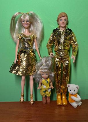 Лот набір ляльки барбі кен сім'я ціна за всі