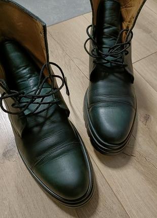 Ботинки из натуральной кожи bally швейцария.