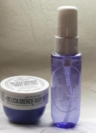 creme de corps cheirosa 59 парфумований спрей для тіла і волосся та delicia drench зволожуюче масло