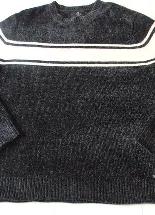 Трикотажний джемпер пуловер кофта з шенили threadbare р. xl7 фото