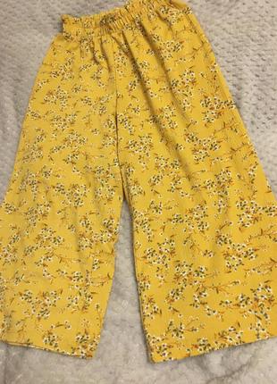 Легкие брюки на девочку палаццо
