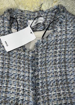 Жакет пиджак твидовый mango4 фото