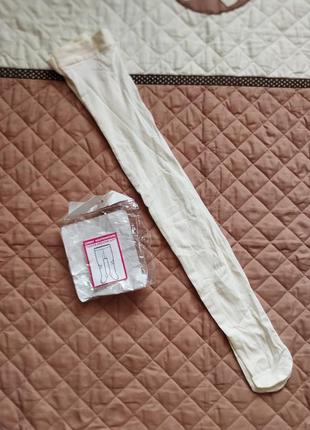 Отдам новые молочные кароновые колготки для девочки 4-5 р. цена 1 грн