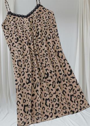 Ночная рубашка леопардовая