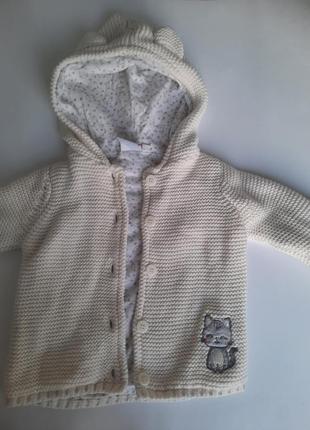 Кофта детская с пуговицами в идеальном состоянии размер 74 см