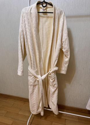 Махровый халат унисекс debenhams р. l-хl