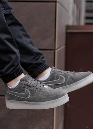 Кросівки nike air force 1 low grey 8