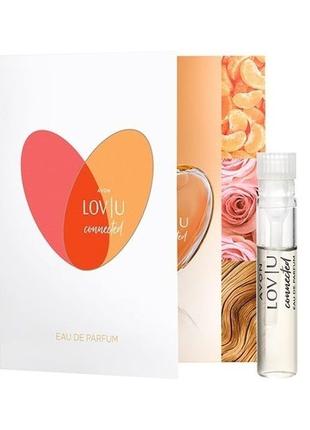 Пробний зразок листівка парфюм avon lov u connected, 0.6 мл