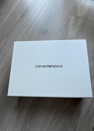 Оригінал кеди шкіряні emporio armani9 фото