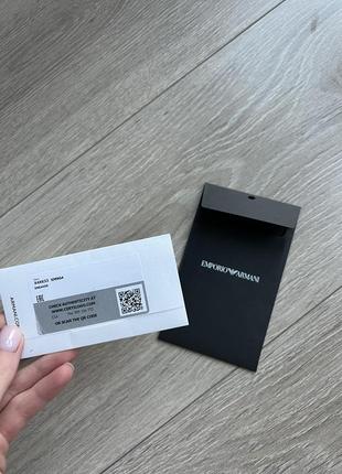 Оригінал кеди шкіряні emporio armani8 фото