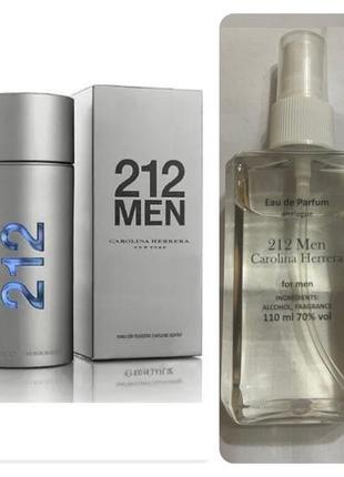 Туалетна вода чоловіча на розлив 110 мл carolina herrera 212 men