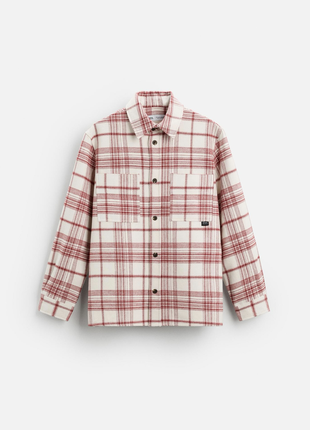 Фланелева сорочка в клітинку zara