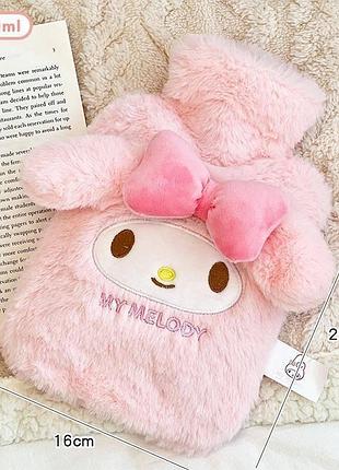 Грілка плюшева об'єм 1000 мл май мелоді my melody 2
