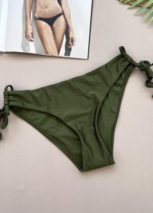 Плавки оливковые от купальника topshop