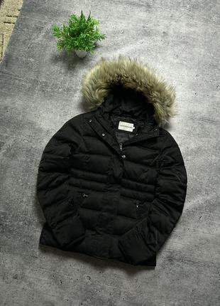Женский пуховик calvin klein jeans down puffer emb