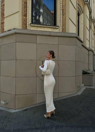 Теплое длинное платье4 фото