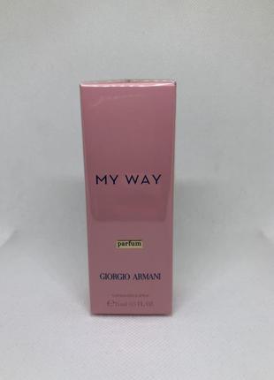 Оригинальная парфюмированная вода giorgio armani my way parfum