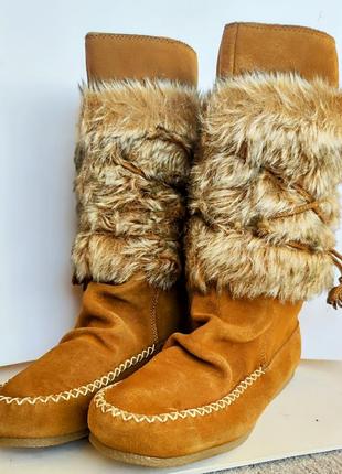 Унты полусапожки  minnetonka индейские р8